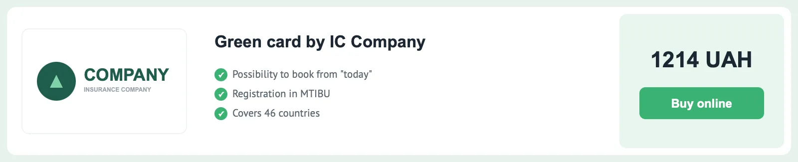 Possibility to book from today