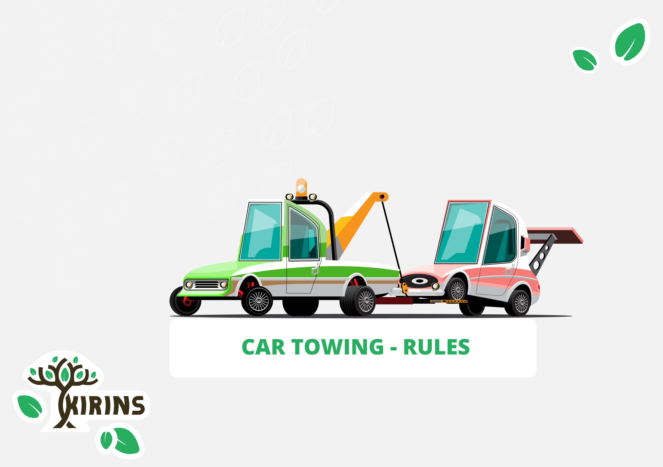 Car towing rules - trucks and cars