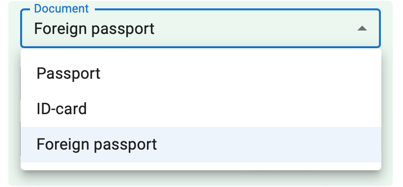 Choosing a foreign passport