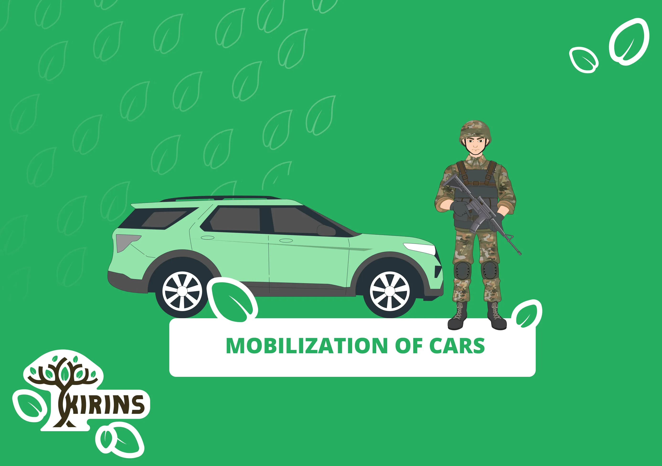 Mobilization of a car in Ukraine