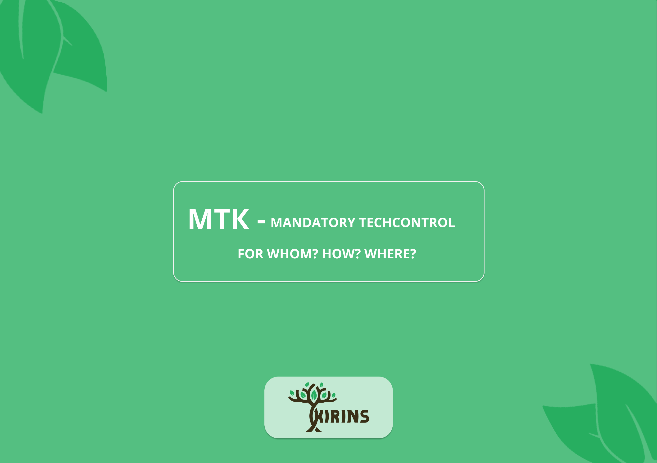 Who needs to undergo OTC?