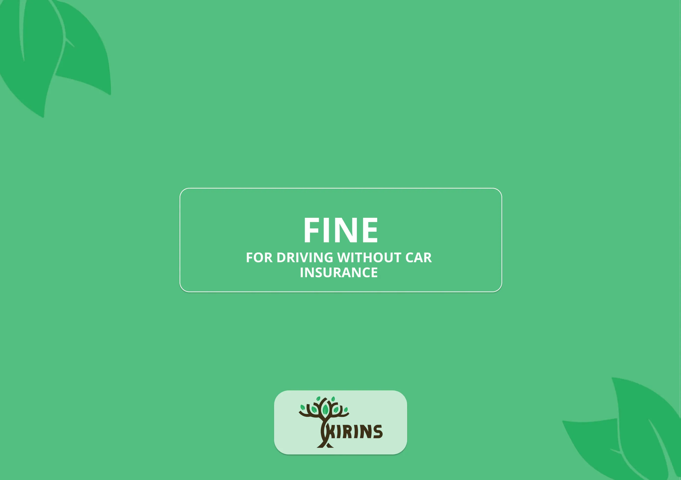 Penalty for not having auto insurance